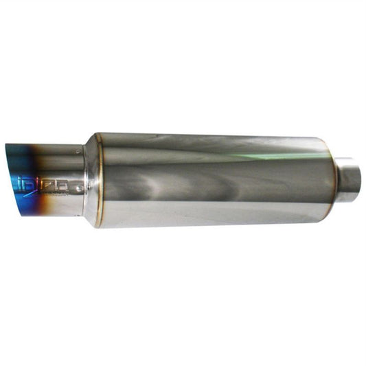 Injen Universal Muffler - 60MM Universal Muffler with Titanium Burnt Tip | SES225TT