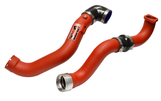 Injen 13-23 Chevrolet Camaro Wrinke Red SES Intercooler Pipes | SES7300ICPWR