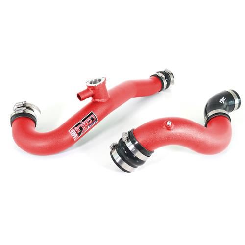 Injen 15-23 Ford Mustang Wrinke Red SES Intercooler Pipes | SES9200ICPWR