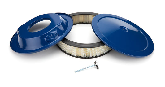 Specialty Products Blue Paint Air Cleaner Kit 14 x 3 Recessed Base | 4300BL