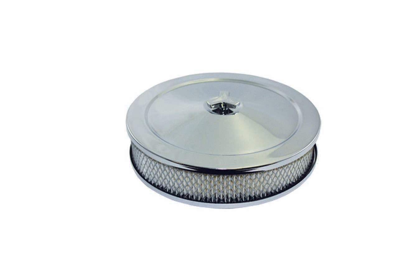 Specialty Products Chrome 10X2 Air Cleaner Kit raisedBase Steel 5 1/8in | 4360