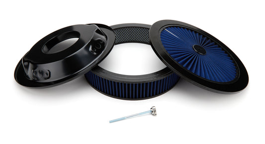 Specialty Products Black Paint Air Cleaner Kit 14 x 3 High Lip Base | 4392BL