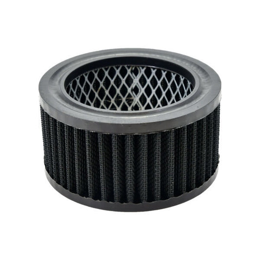 Specialty Products Universal Air Filter Element Wash able Round 4in x 2in Blk | 7134BK