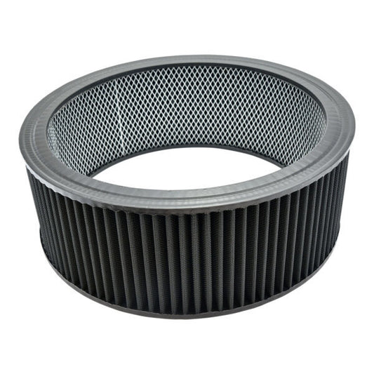 Specialty Products Universal Air Filter Element Wash able Round 14in x 5in | 7145BK