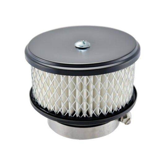 Specialty Products Black Paint Air Cleaner Kit 4in x 2 in Deep Dish Top / Paper | 7151BK