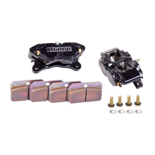 Strange Strange 4-Piston Caliper Kit w/Hard Pads/Pr. | STGB1855