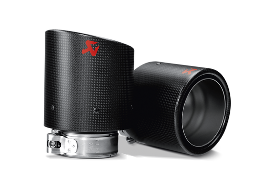 Akrapovic 2008-2012 Volkswagen Tail pipe set (Carbon) | TP-VWGMK6-CA