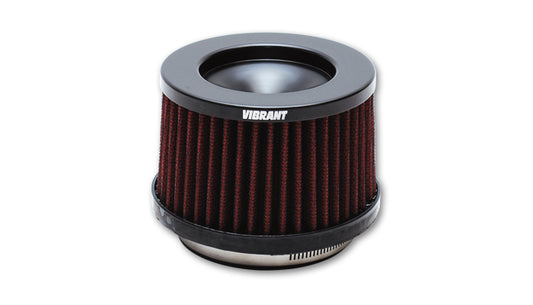 Vibrant Performance Universal THE CLASSIC Performance Air Filter 5in inlet ID | 10932