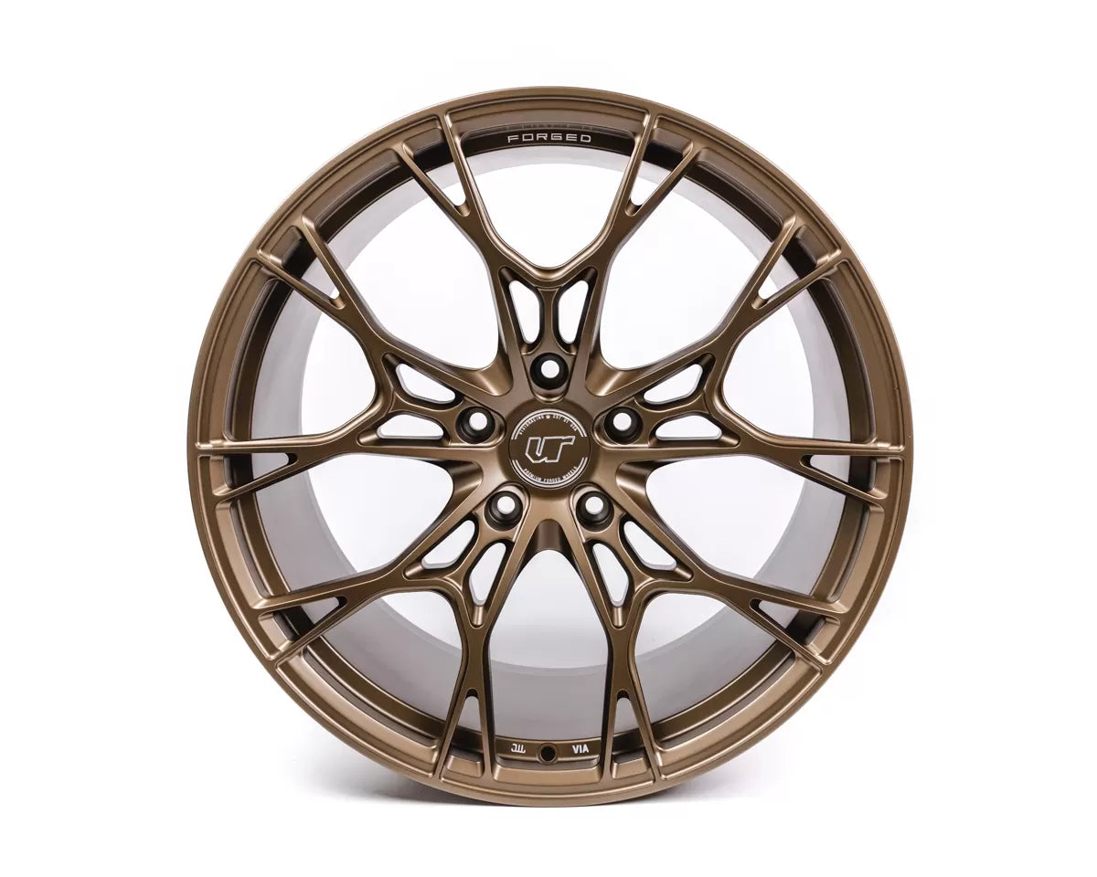 VR Forged D01 Wheel Set Corvette C8 20x9.5 21x12.5 Satin Bronze | 153792383