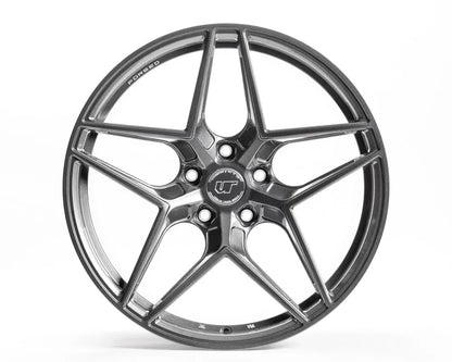 VR Forged D04 Wheel Set Porsche Taycan | Audi e-Tron GT 21x9.5 21x11.5 Gunmetal | 153792422