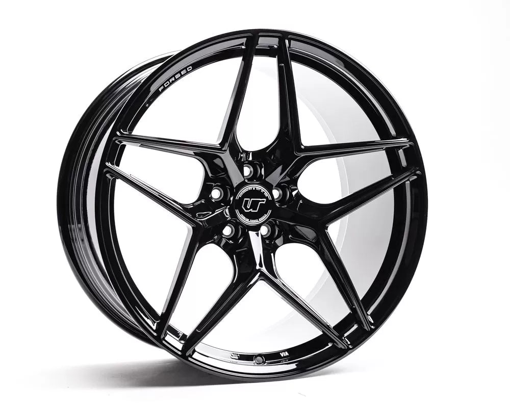 VR Forged D04 Wheel Set Audi R8 | Lamborghini Huracan 20x9.0 21x12 Gloss Black | 153792416