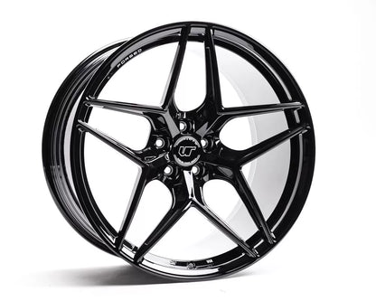 VR Forged D04 Wheel Set Audi R8 | Lamborghini Huracan 20x9.0 21x12 Gloss Black | 153792416
