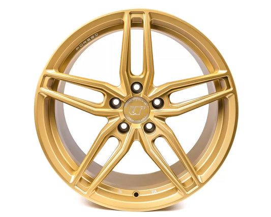 VR Forged D10 Wheel Set Subaru WRX STI 18x9.5 Satin Gold | 153792469