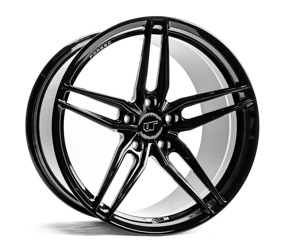 VR Forged D10 Wheel Set Corvette C6 C7 Z06 19x10 20x12.5 Gloss Black | 154645063