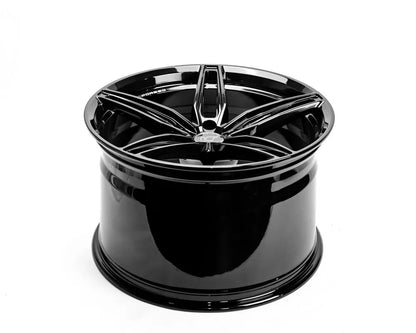 VR Forged D10 Wheel Set Corvette C6 C7 Z06 19x10 20x12.5 Gloss Black | 154645063