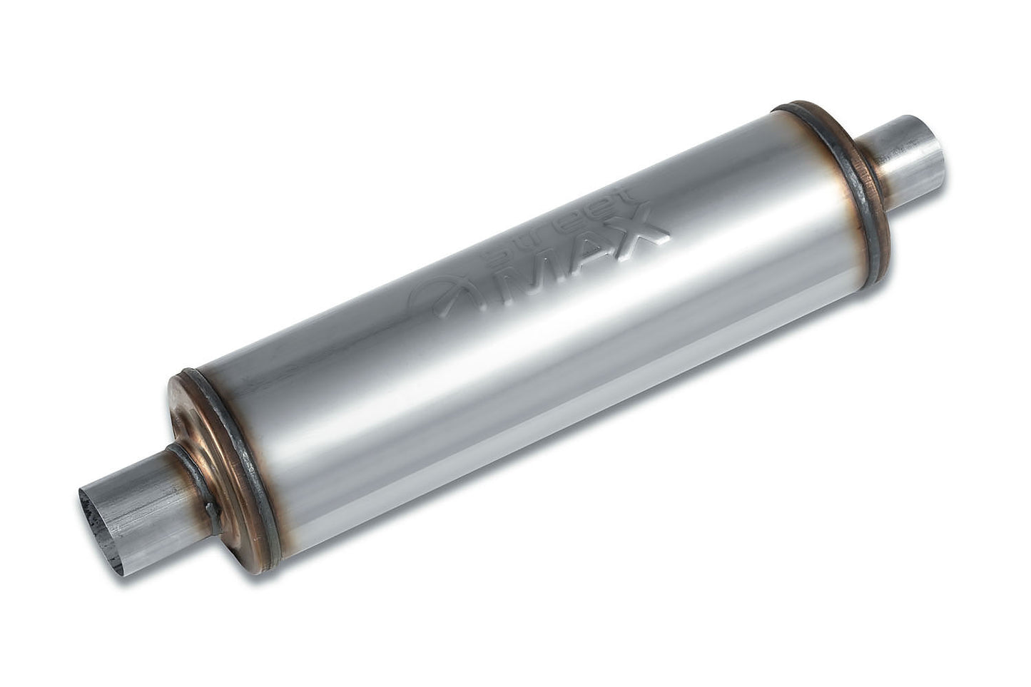 Street Series - Street Max Straight Through Performance Muffler Round Body | SM12644