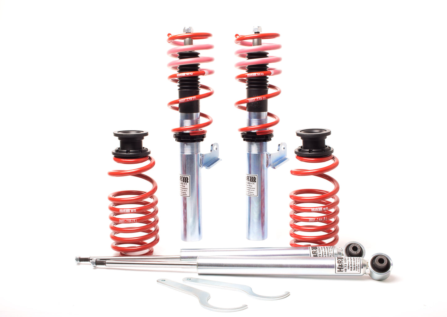 H&R Coilover Adjustable Lowering Kit - 14-25 Audi A3, TT, S3, VW Golf | 28851-10