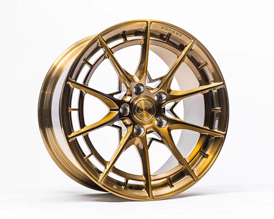 VR Forged 18-24 Honda Civic D03-R Wheel Brushed Gold 18x9.5 +45mm 5x120 | 153791007