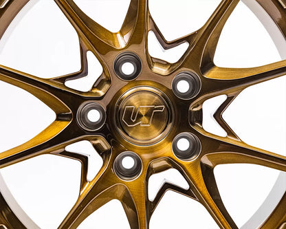 VR Forged D03-R Wheel Set Honda Civic Type-R FK8 | FL5 18x9.5 Brushed Gold | 153792393