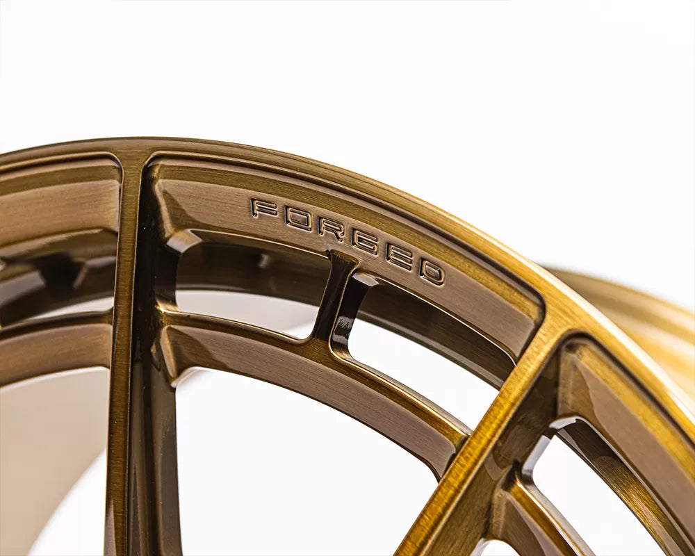 VR Forged D03-R Wheel Set Honda Civic Type-R FK8 | FL5 18x9.5 Brushed Gold | 153792393