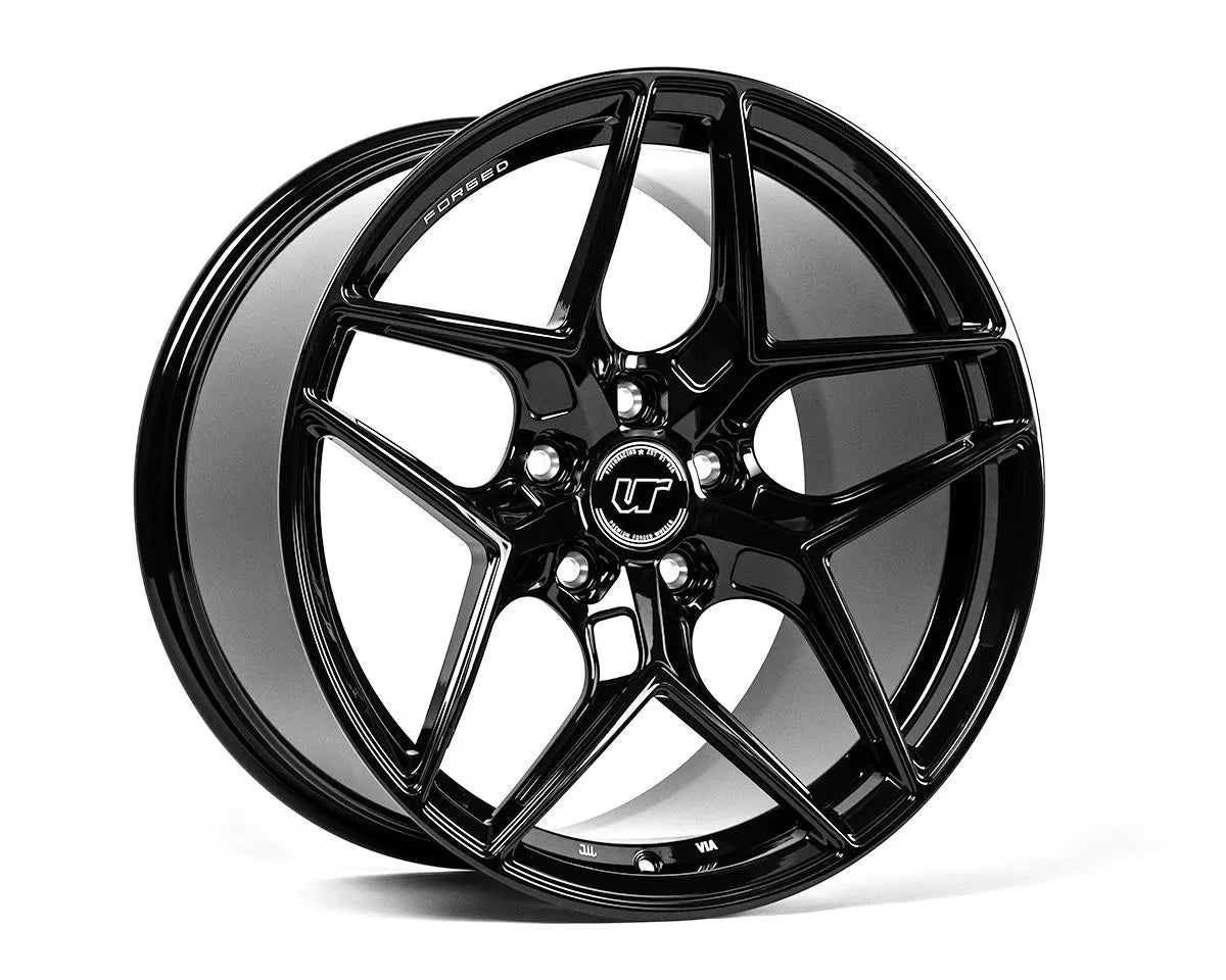 VR Forged D04 Wheel Set BMW M2 19x9.5 19x10.5 Gloss Black | 153792415
